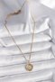 316L Steel Gold Color Chain Gold Gold Model Women's Necklace - Tj-Bko9572 - 2