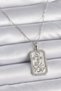 316L Steel Silver Color Chain Crab Zodiac Zirconia Women's Necklace - Tj-Bko9448