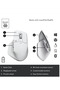 MX Master 3S Wireless Bluetooth Mouse, 8000 DPI, White - 2