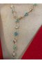 Colorful Low-Cut Necklace with Heart Detail - 3