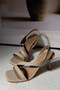 Botte Women's Square Toe Tape Detailed Heeled Slippers Sandals - 3