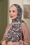 Ethnic Patterned Cotton Viscose Trend Shawl Powder - 2