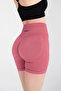 Pushup Detailed Gathered Sports Shorts - 3