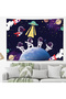 Astronaut Space Planet Star Moon Wall Cloth Wall Tapestry Wall Art Decorative Wall Decoration - 2