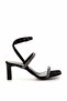 Matte Black Women's Classic Heeled Shoes K05215164938 - 2