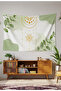 Mandala Leaf Star Moon Wallcloth Wall Tapestry Wall Art Wall Decoration Decorative Tapestry