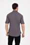 Men's Short Sleeve Slim Fit Knitted Shirt 2613 - 4