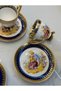 Esterhomedecor 6-Person Porcelain Coffee Cup Set Fragonard Marquise Cup Set - 7