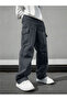 Men's Cargo Pocket Gabardine Regular Fit Trousers