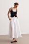 Black Low-cut Crop Blouse - 2