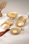 Golden 7 Parça Cam Pasta / Tatlı Seti - 3