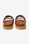Softra Tan Skin Thick Banded Single Buckle Detail Women's Slipper - 4