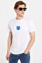Men's Slim Fit Slim Fit 100% Cotton Soft Texture Printed White Crew Neck T-Shirt - 2