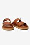Softra Tan Skin Thick Banded Single Buckle Detail Women's Slipper - 3