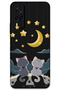Vivo Y53S Compatible Cat Pattern Phone Case + Screen Protector - 5809
