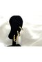 Jevelry Victorian Model 3-Piece Women's Earring Set Gold Color Earrings - 4