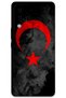 Vivo V30 Compatible Turkish Flag Patterned Phone Case + Screen Protector - 5852