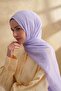 Muslin Leaf Pattern Shawl 3351-207 Light Lilac - 2