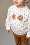 Baby Girl Velvet Sweet Sweatshirt Double Set - 6