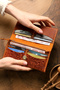 Mstng Large Long Women's Wallet Genuine Leather Handcrafted. Birthday & Mother's & Valentine's Day Gift - 4