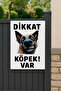 Attention There Is a Dog 3 - Warning Sign 24X34 cm Polycarbonate