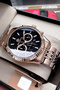 Special Boxed 5 Atm Water Resistant Men's Wristwatch Rose Steel Band Bme2027C1 - 5