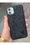 Iphone-11 Compatible Diamond Soft Textured Shiny Black Stone Sparkling Case - 5