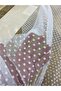 White Polka Dot Tulle Fabric – Soft Texture 130 cm Width