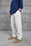 Men's White Muslin Fabric Baggy Fit Linen Bottom