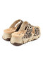 Faux Leather Orthopedic Wedge Heel Slippers – Summer Women's Model - 4