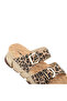 Faux Leather Orthopedic Wedge Heel Slippers – Summer Women's Model - 3