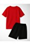 Unisex 3 Heart Printed Design Shorts Set - 2
