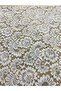 White Large Patterned Lace Fabric – 130 cm Width, Floral Motif Tulle
