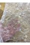 White Lez Lace Fabric – 140 cm Width, Floral Patterned Transparent Tulle