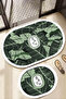 Aleas 60X100 50X60 Non-Slip Base 2-Piece Bathroom Mat Set
