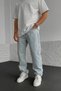 Men's Baggy Fit Jeans Jean Loose Cut Trousers - 3