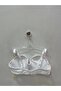 Women's Strapless Padded Micro Fabric White Bra - 1110 - 2
