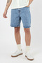 Men's Baggy Fit Denim Shorts Blue