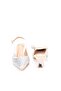 Pisagor Ps-31990 4.5 cm Heeled Women's Stone Open Back Stiletto Evening Dress Shoes - 3