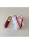 Pinkue Mini Sequin AirPods ومحفظة سلسلة المفاتيح