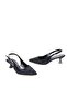 Pisagor Ps-31990 4.5 cm Heeled Women's Stone Open Back Stiletto Evening Dress Shoes - 2