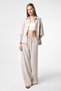 Beige Linen Blended Women's Shirt - 2