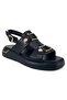 Venus 2544007 Daily Genuine Leather Sandals-Black