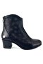 7305 Genuine Leather Casual Women's Shoes-Black - 2