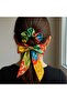 Satin Patterned Hair Stylish Elastic Buckle That Doesn'T Hurt Your Hair - 2