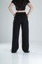 Black oversize women's tracksuit with side stripe detail coc1325 - 4