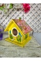 4 Pieces, 16×16×16 cm Bird House, Wooden Bird Nest, Garden Balcony Decoration - 3
