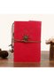 Vintage Notebook with Leather Cover Kraft Page with Vip Pen Gift Daily Note Agenda Memory Souvenir Notebook - 7