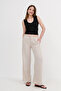بنطال بأرجل واسعة ورباط PN16599-J12