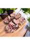 Leopard Patterned Embossed Non-Slip Base. Pool Sea Bathroom Balcony Terrace Home and Street Slippers - 5